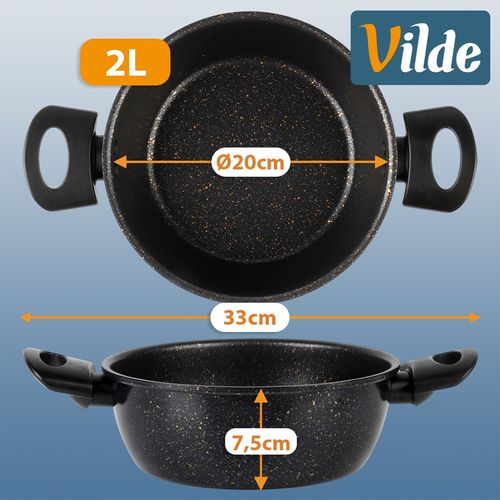 Garnek granitowy BASIC LINE 20 cm, 2 l na Arena.pl