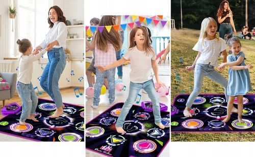 MATA DO TAŃCZENIA MUZYCZNA TANECZNA DLA DZIECI GRA INTERAKTYWNA TAŃCA ZABAW na Arena.pl
