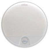 Zewnętrzna LAMPA elewacyjna PEDRO 03794 Ideus okrągła OPRAWA plafon LED 15W 4000K z czujnikiem IP54 biały