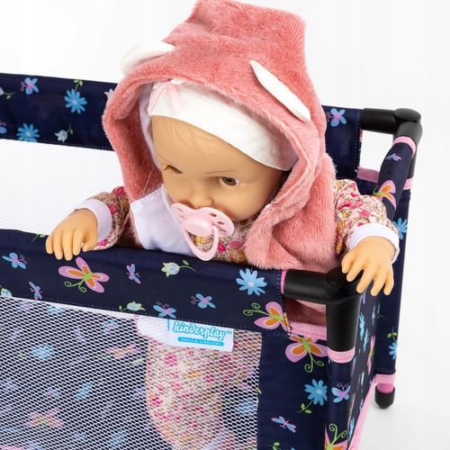 KINDERPLAY ŁÓŻECZKO DLA LALEK TURYSTYCZNE KOJEC AKCESORIA TORBA POŚCIEL na Arena.pl