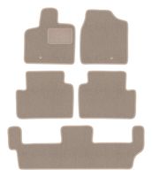 Dywaniki welurowe LUX Chrysler Voyager V FL 2011-2016 7 os. beżowe