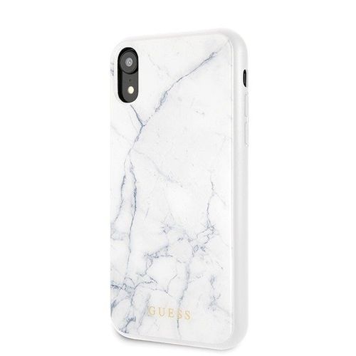 Etui Case GUESS MARBLE CASE IPHONE XR BIAŁY na Arena.pl