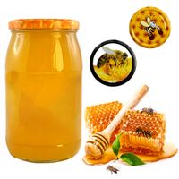 Słoiki Szklane 0,9 L 900 ml 48 Sztuk z Nakrętką na Miód Owoce