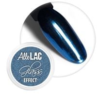 Pyłek lustrzany efekt do zdobień paznokci Glass Effect AlleLac Blue Nr 8