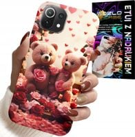 ETUI DO XIAOMI MI 11 LITE - MISIE, LOVE YOU, SERCA WIELE WZORÓW CASE