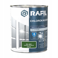 RAFIL CHLOROKAUCZUK EMALIA DO METALU I BETONU ZIELONY LIŚCIASTY 6002 0.75L