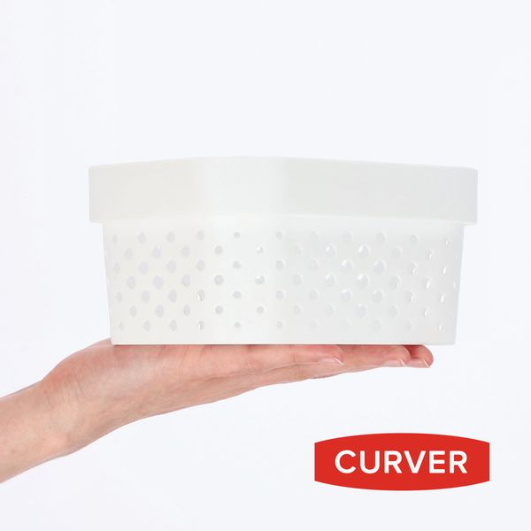 Curver Pojemnik Pudełko Ażurowe 1,4 L Biały zdjęcie 7