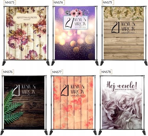 ŚCIANKA DO ZDJĘĆ TŁO pastele z imieniem SKRZYDŁA na Arena.pl