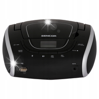 Radio FM Sencor SPT 1600BS USB CD zasilanie sieciowe lub baterie