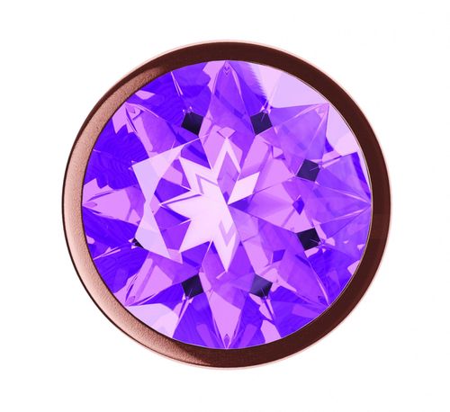 plug-butt plug diamond amethyst shine l rose gold na Arena.pl