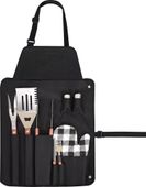 fartuch do grillowania z akcesoriami 8 sztuk - w-99783