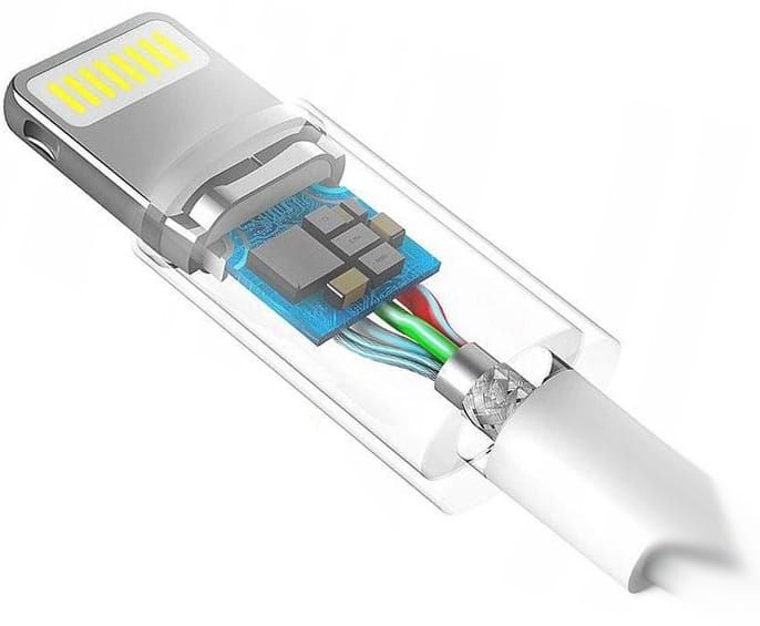 Kabel USB typ-C - iPhone Lightning Ampere eXtremestyle 0.3m biały zdjęcie 7