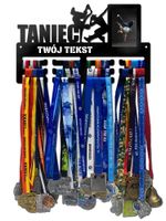 Wieszak na medale TANIEC ramka na zdjęcie dowolny tekst  243.1