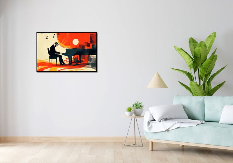 Plakat 86,4x56,8cm Pianista zdjęcie 4