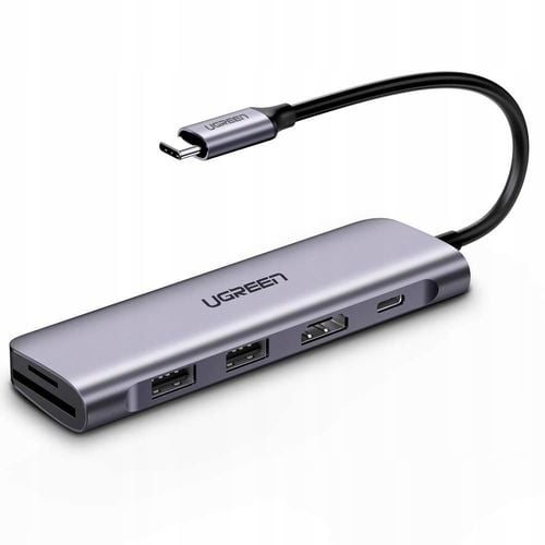 ADAPTER 6W1 UGREEN HUB USB-C DO USB, HDMI, SD 100W na Arena.pl