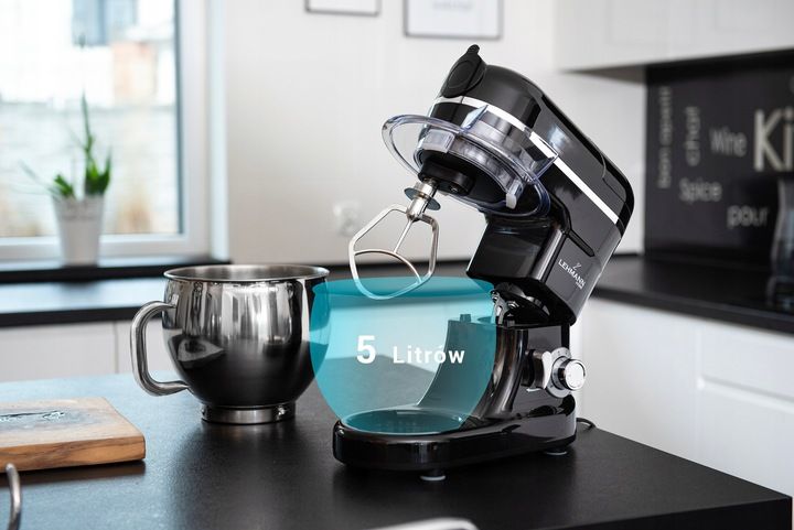 ROBOT KUCHENNY PLANETARNY MIKSER MASZYNKA DO MIĘSA BLENDER 3xSita DUŻA MISA zdjęcie 11