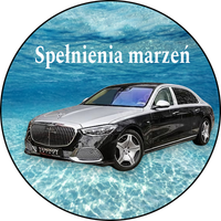 Opłatek na tort Mercedes Auto Samochód Logo Bryka Fura Maybach