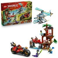 Klocki LEGO NINJAGO 71857 Bitwa ninja: domek na drzewie z pojazdami