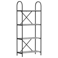 Półka na książki Szary dąb sonoma 60 x 30 x 146 cm