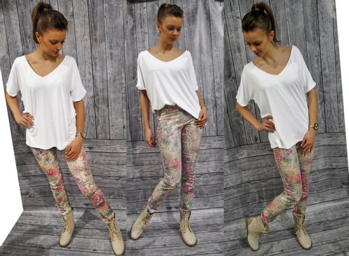 MIKOS*NOWOSĆ BLUZKA OVERSIZE, KIMONO Z DEKOLTEM SM na Arena.pl