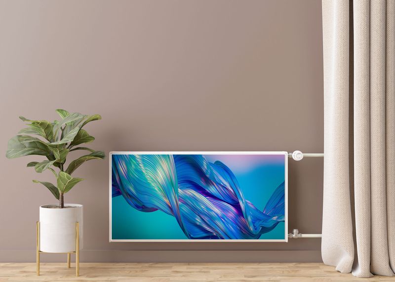 Mata MAGNETYCZNA Kaloryfera Trójwymiarowa Fala Abstrakcja 100cm x 60cm zdjęcie 7