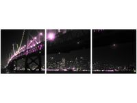 90X30CM GOLDEN GATE BRIDGE TANEL TEEMUSK TRÓJ OBRAZ