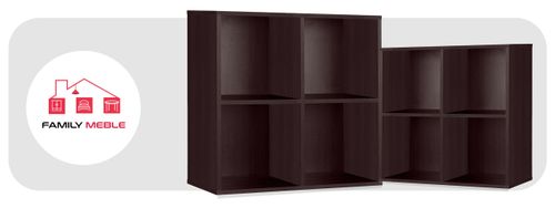 Regał półka organizer pojemnik stojak na płyty winylowe segregatory Cubo 4 na Arena.pl