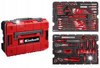 EINHELL E-CASE ZESTAW NARZĘDZI W WALIZCE 80 EL. KOMPLET KLUCZY SZCZYPCE