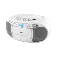 Radio Boombox JVC RC-E451W CD Kasety Bluetooth USB FM Biały MP3