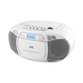 Radio Boombox JVC RC-E451W CD Kasety Bluetooth USB FM Biały MP3