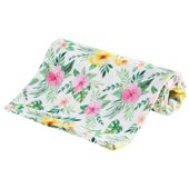 BOCIOLAND Pieluszka Bambusowa 30x30 cm kwiaty