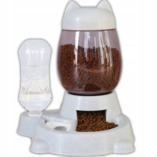 PODAJNIK WODY I KARMY AUTOMATYCZNY MISKA DLA KOTA I PSA DOZOWNIK 2W1 POIDŁO na Arena.pl