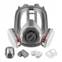 ZESTAW MASKA PEŁNOTWARZOWA LAKIERNICZA 6800 KOMPLETNA PRZECIWPYŁOWA FILTRY