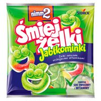 nimm2 Śmiejżelki Jabłkominki Żelki owocowe wzbogacone witaminami 90 g