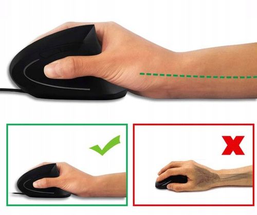 MYSZ ERGONOMICZNA Pionowa Wertykalna Bezprzewodowa na Arena.pl