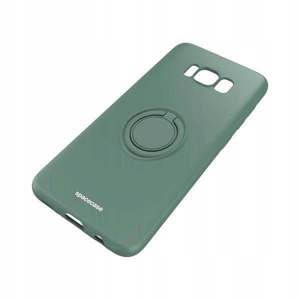Spacecase Silicone Ring Galaxy S8 Dark Green zdjęcie 4