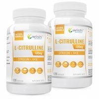 L-CYTRULINA 500mg MIĘŚNIE MEGA DAWKA 99,5% 2x120ka