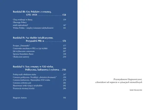 Historia cenzury. Od starożytności do XXI wieku na Arena.pl