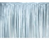 Kurtyna imprezowa matowa jasnoniebieska, 100x200 cm