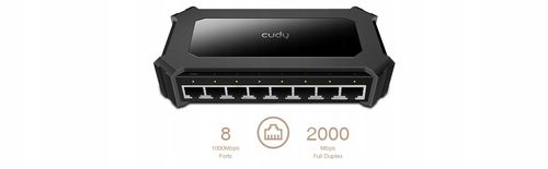 Switch Cudy 8p GS108D (8x10/100/1000Mbit) na Arena.pl