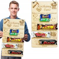 Słodki Dyplom na Dzień Ojca Taty prezent Upominek dla Najlepszego Taty!