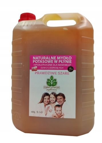 Szare Mydło Potasowe 5L do mycia Mydło potasowe do roślin Mydło w na Arena.pl