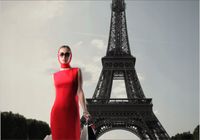 Fototapeta 3D Paryż kobieta miasto widok 200x130