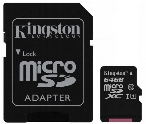 KINGSTON KARTA MICROSD 64GB MICRO CL10 ADAPTER SD na Arena.pl