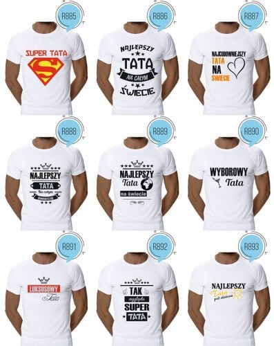 Koszulka DZIEŃ OJCA super tata prezent na Arena.pl