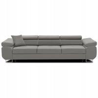 KANAPA RIGATTO Wersalka Rozkładana Funkcja Spania KRONOS JASNY SZARY