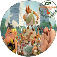 Opłatek waflowy na tort - ASTERIX & OBELIX