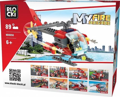 Blocki Klocki  MyFireBrigade 89 elementów - Helikopter na Arena.pl