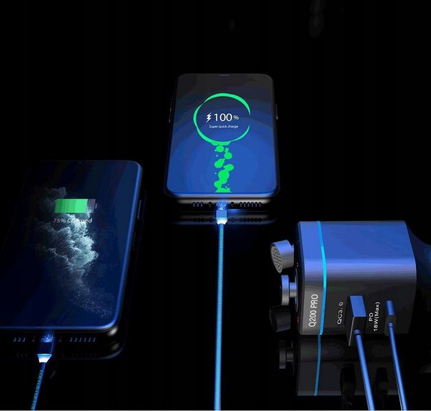 Feegar Transmiter Fm Bluetooth Ładowarka Qc 4.0 Pd zdjęcie 5