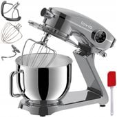 Robot kuchenny mikser planetarny z misą metalowa obudowa 1800W 6,5L LOVIO